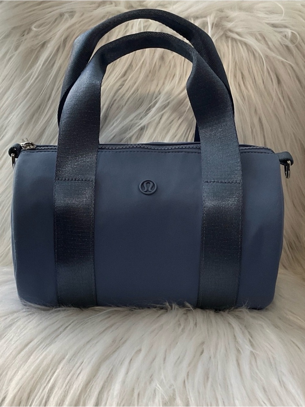 Lululemon Knit Nylon Mini Barrel Duffle- Color(Oasis Blue) 5L